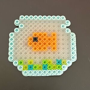 Fish tank Perler bead magnet
